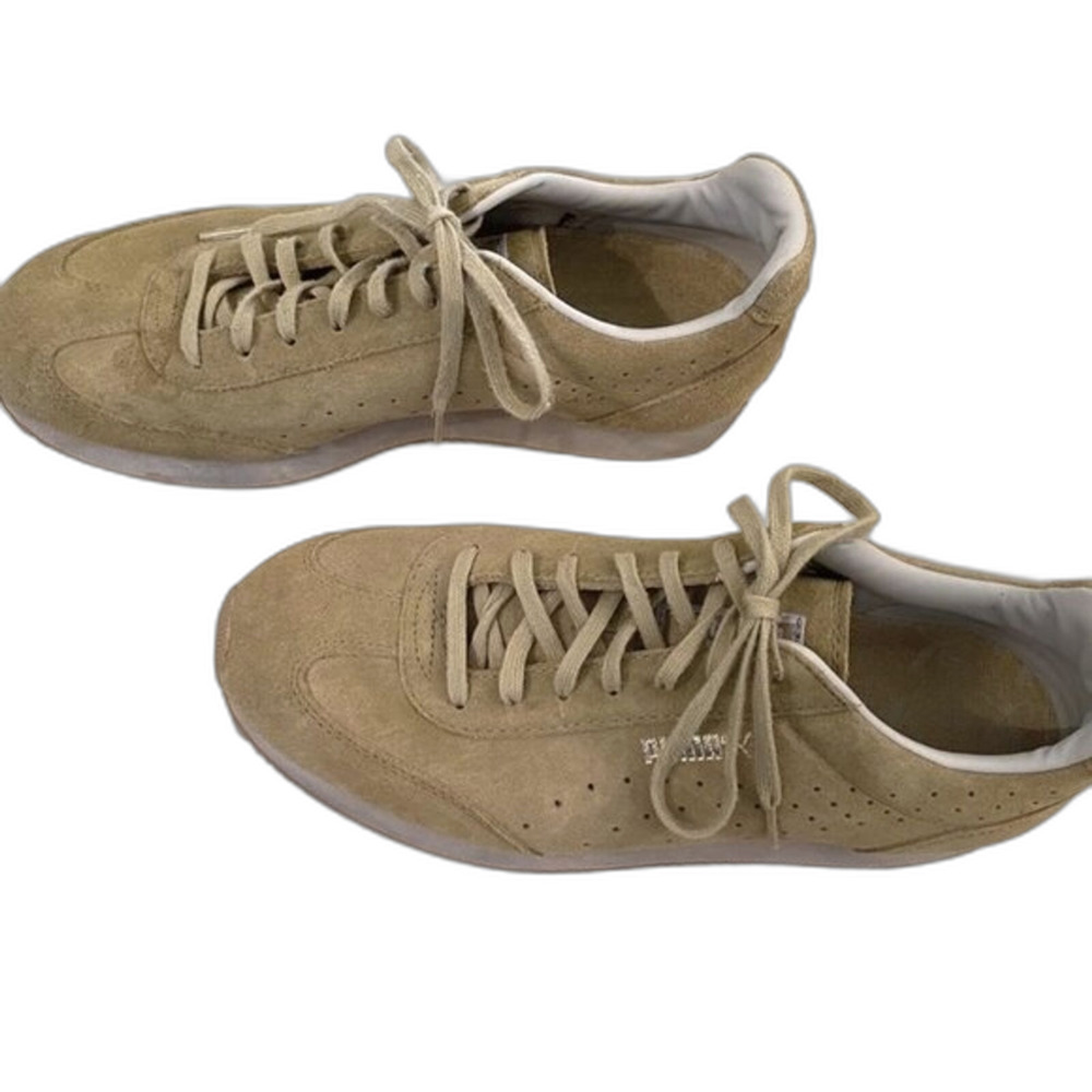 Puma Beige Suede Sneakers